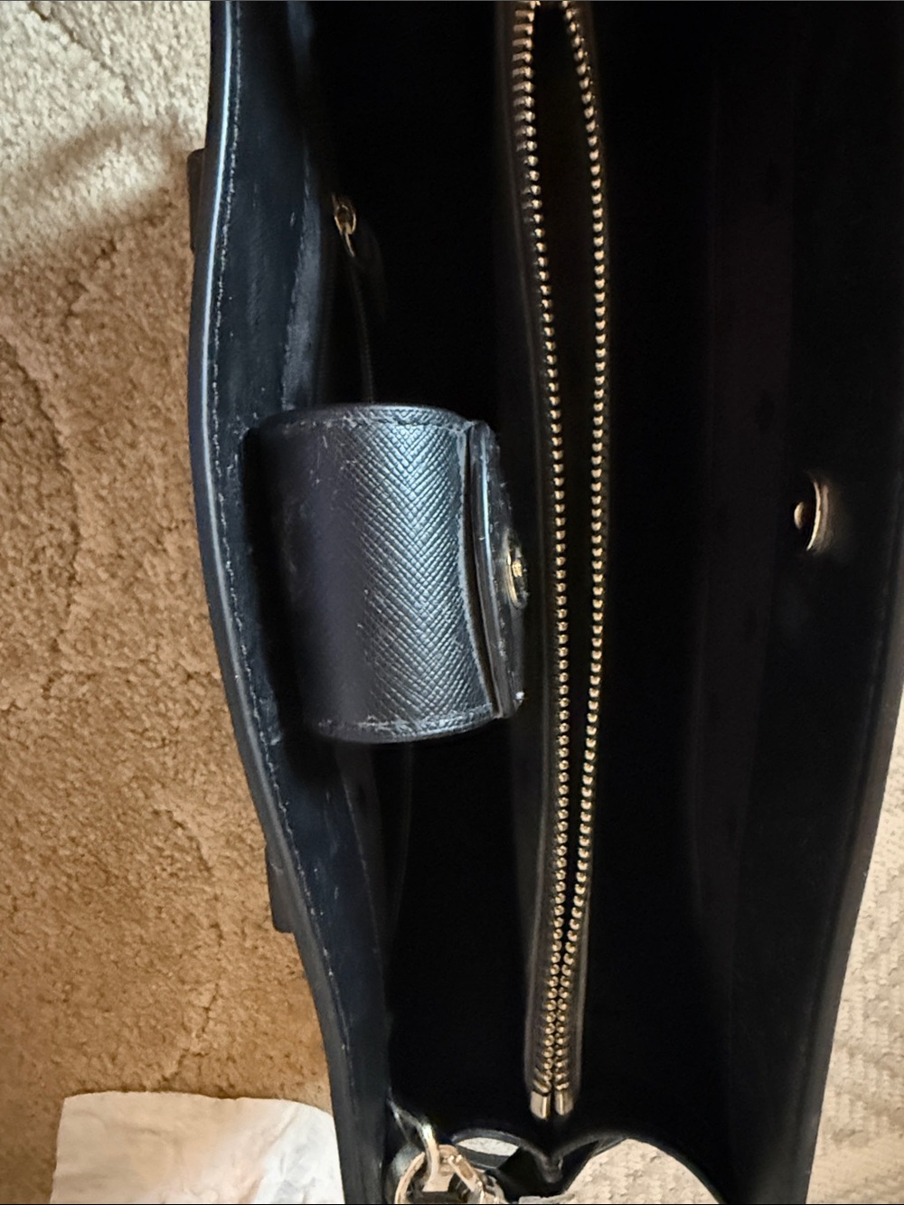 kate spade black daisy print satchel - Picture 5 of 5